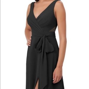 BRAND NEW Azazie long black bridesmaid dress